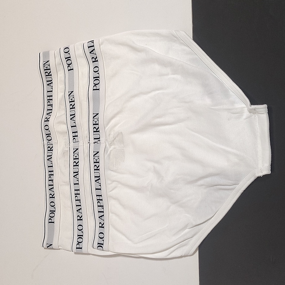 Polo Ralph Lauren Men's Classic White Briefs 3 Pairs Sz L - Picture 6 of 6